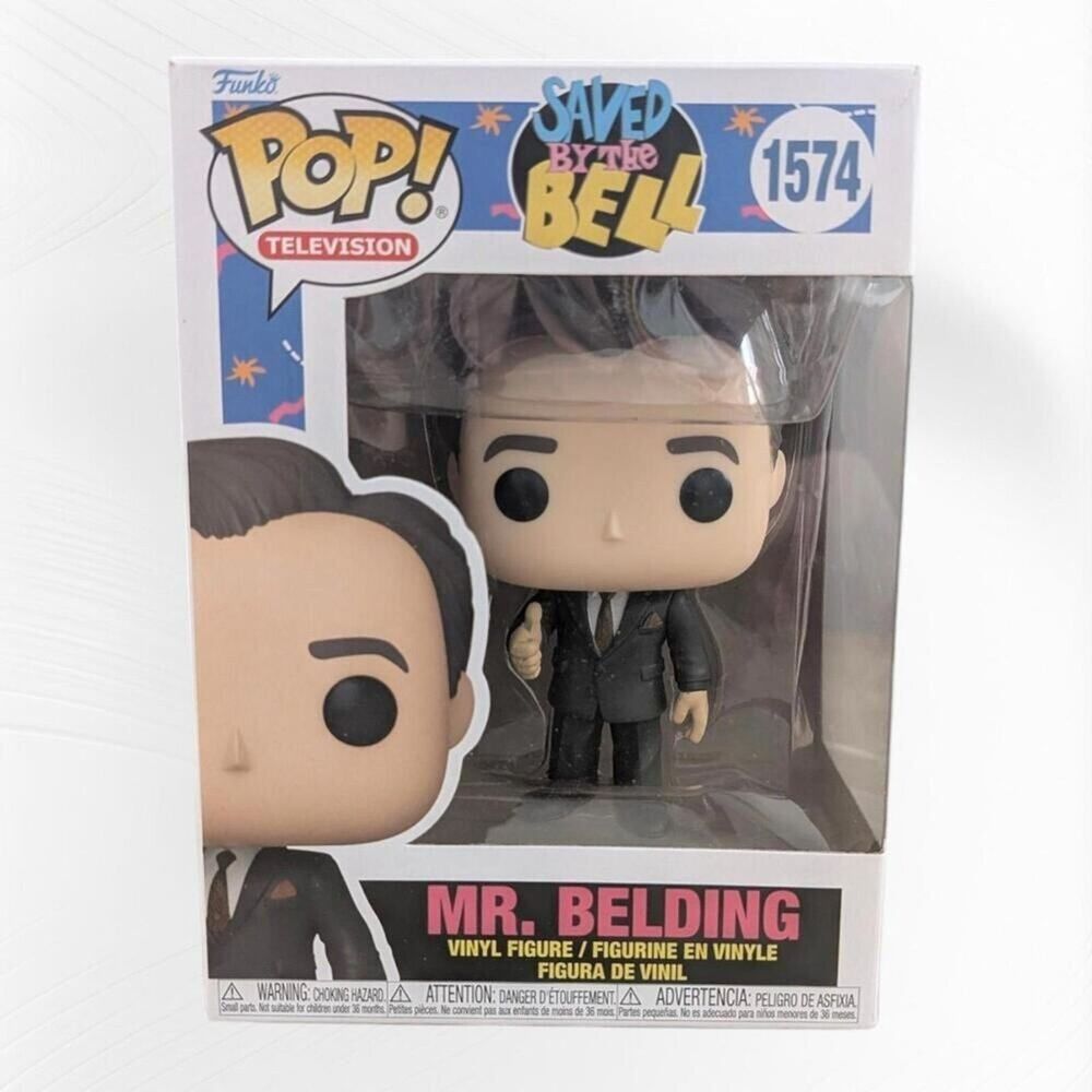 Funko Pop! Saved By The Bell Mr. Belding Vinyl Figure In Box #1574